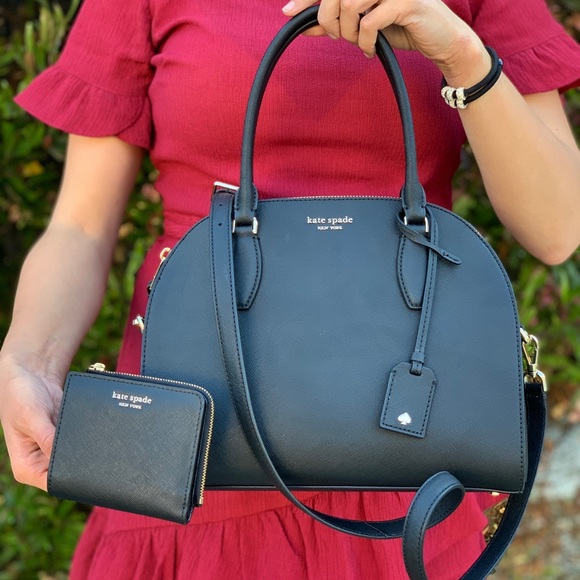kate spade Handbags - Kate Spade Large Dome Reiley Crossbody /Wallet Set
